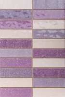 Colorker Tesela People Mora,Rosa mozaik 20 x 30 cm